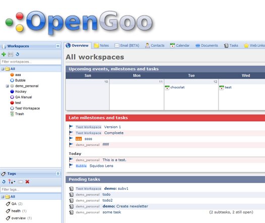 Open Source Web Office - OpenGoo