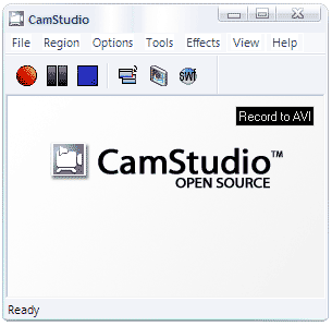 Open Source Free Video Streaming Software - CamStudio