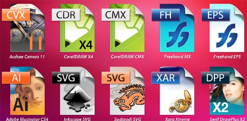 Free Vector File Types for Vista
