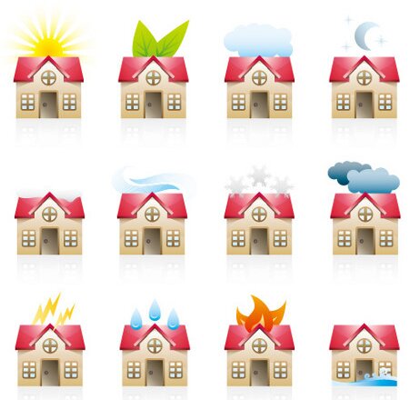 Free Vector Home Icons