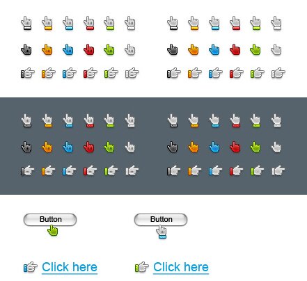 free-hand-pointer-icons