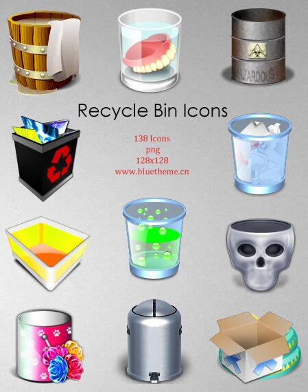 recycle-bin-icons