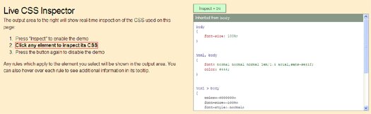 javascript-library-to-inspect-css-stylesheets-cssutilities