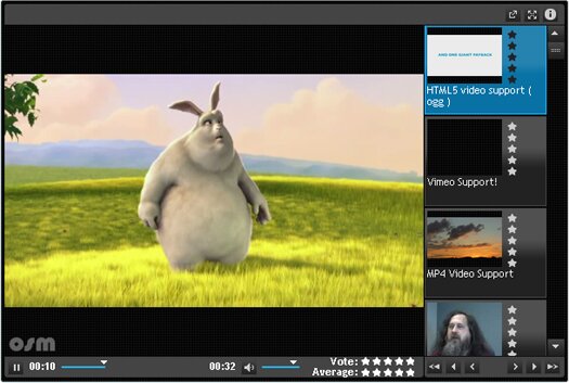 Open source HTML5 Video Player