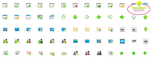 Cool Icons Library for Prototyping - Splashy Icons