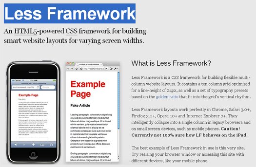 An HTML5 Powered CSS Framework