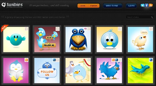 Free Twitter Icons and Themes
