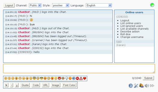 Open Source Web Based Chat Software