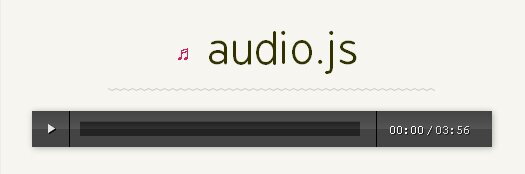JavaScript Library For HTML5 Audio Players