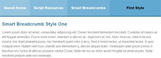 Dynamic Breadcrumbs with XML and jQuery