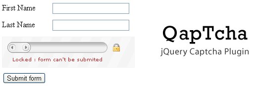 Simple and Intuitive jQuery Captcha Plugin