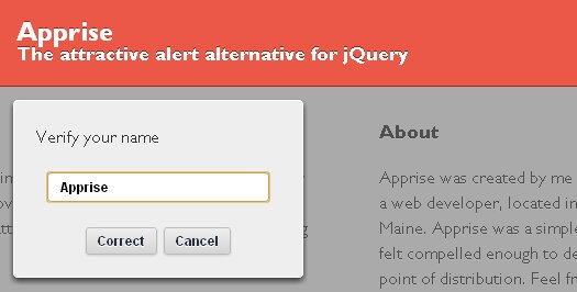 An Attractive Alert/ Dialog Box Alternative for jQuery