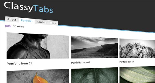 Breadcrumb and Pagination Support jQuery Tabs: ClassyTabs