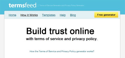 Terms-Of-Service-and-Privacy-Policy-Text-Generator