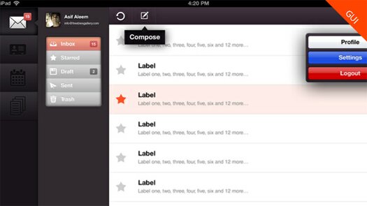 Free Ipad App Design Email Client