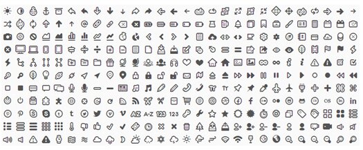 Free-to-use Vector Icons Embedded in a WebFont Typicons