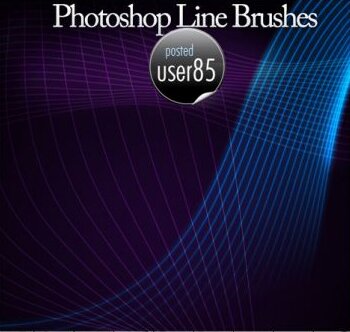Line Brushes for Photoshop