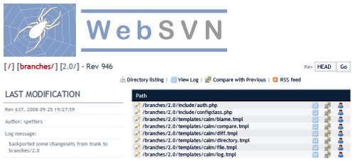 Open Source Subversion Repository Application - WebSVN