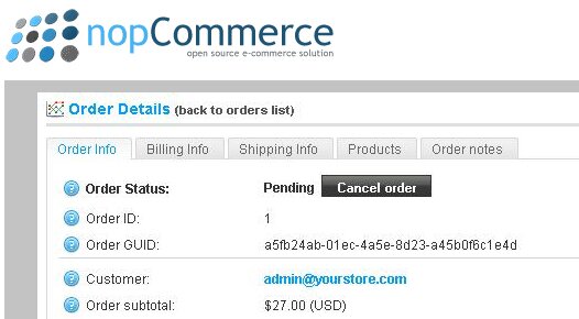 Open Source Ecommerce Software - nopCommerce