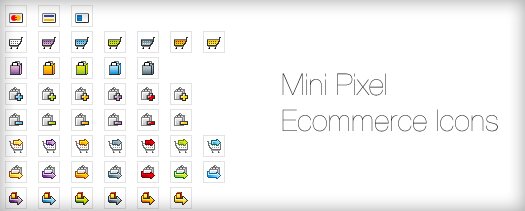 mini-pixel-ecommerce-icons