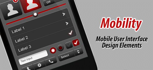 Free Mobile UI PSD Elements