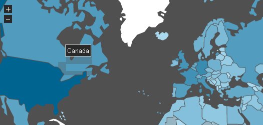 Vector Maps for Data Visualization on HTML Pages