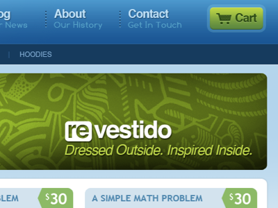 Free professional website template: "Revestido"
