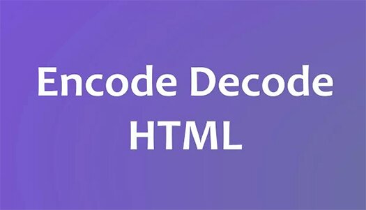 Encode-Decode-HTML