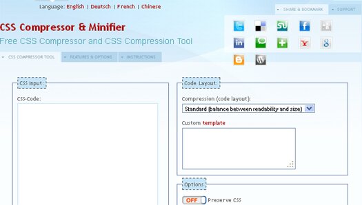 Free CSS CompressorCompression Tool CSS Compressor & Minifier