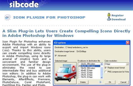 Free Icon Plugin for Photoshop to ExportImport Windsows Icons (ico)