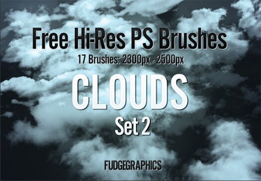 Hi Resolution Clouds Brushes