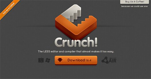 The LESS Editor and Compiler Crunch