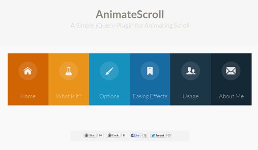 A Simple jQuery Plugin for Animating Scroll - Animatescroll.js