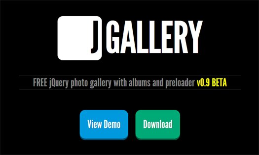 FREE jQuery photo gallery with albums and preloader