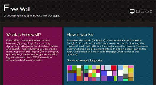 FreeWall – Dynamic Grid Layout Without Gaps