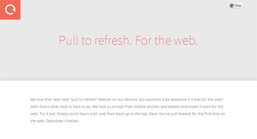 Pull to Refresh, for the Web - Hook