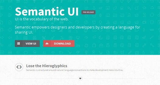 Semantic UI - Free Front-end Framework