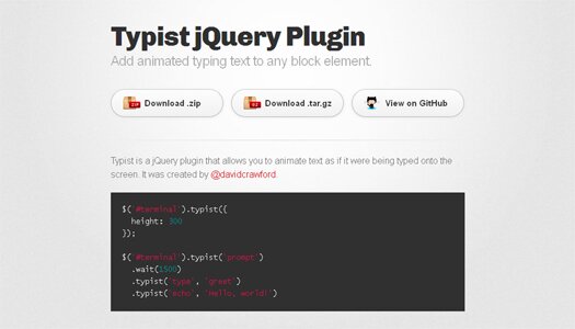 Typist jQuery Plugin