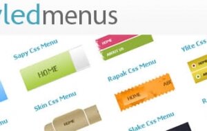 Styled Menus – Free CSS / HTML Menus